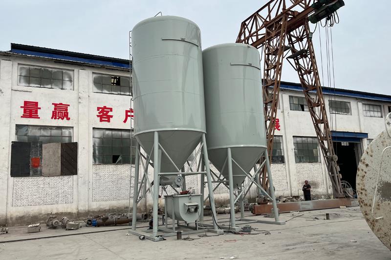 內蒙客戶組合式水泥砂漿罐發貨